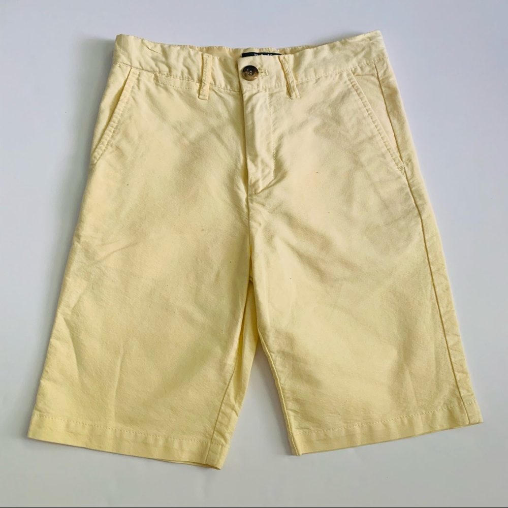 Yellow Cotton Chino Dressy Shorts Boy